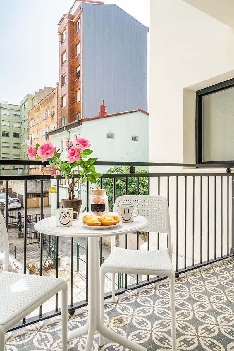 Alojamientos Turisticos Con Terraza En Santander Lapera ภายนอก รูปภาพ